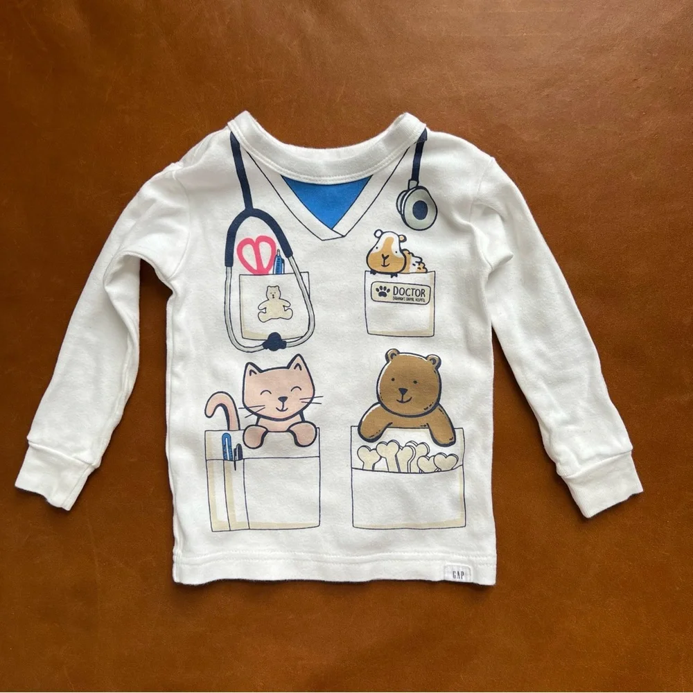 GAP Baby Veterinarian Organic Cotton PJs, 18-24mo